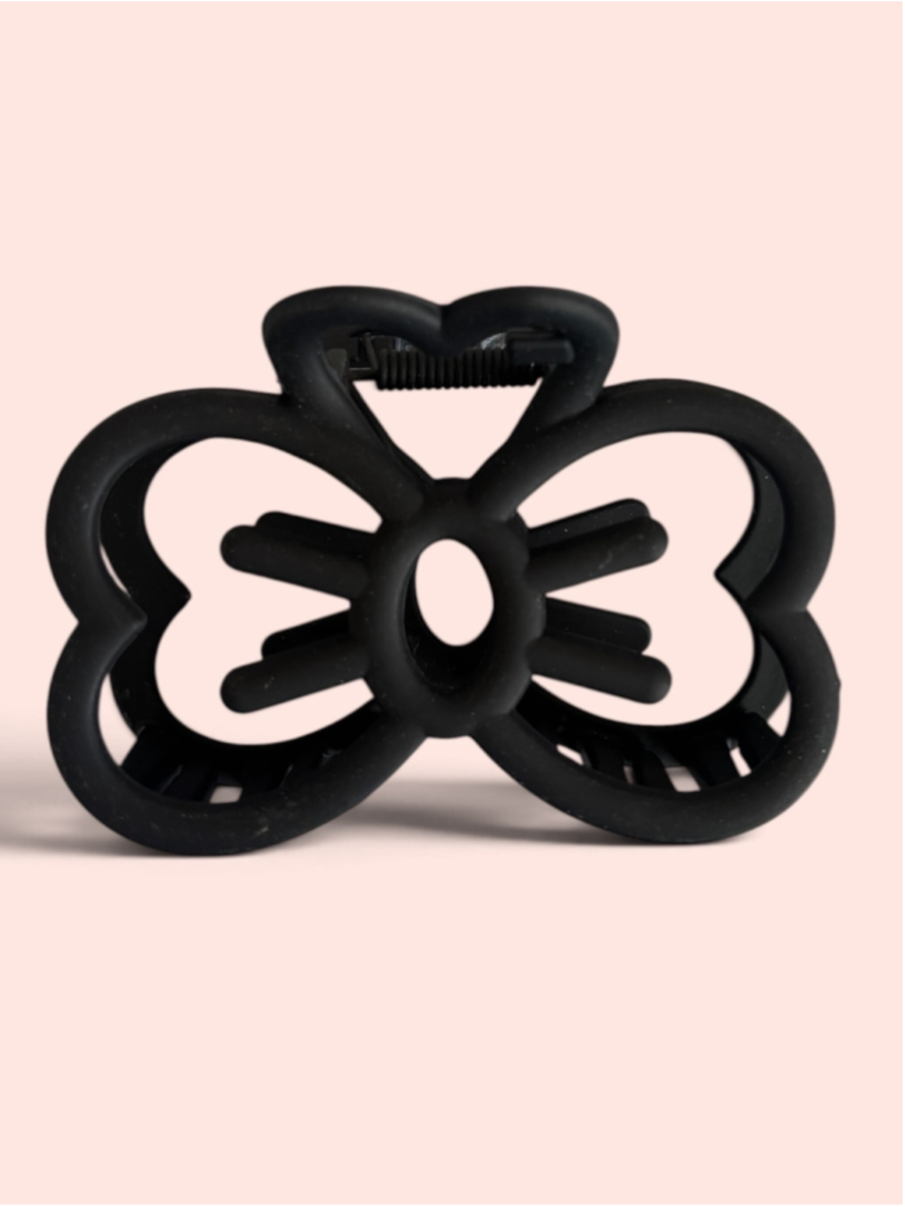 Hello Kitty Bow Hair Claw Clip One Size Black 2”